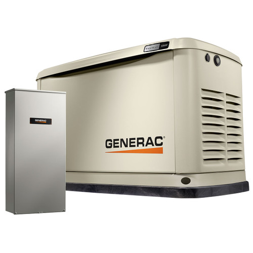 Generac 7172 10kW Guardian Generator with Wi-Fi & 100A 16-circuit Transfer Switch