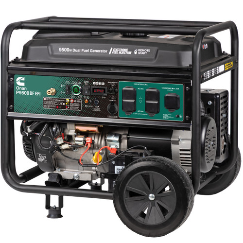 Cummins Onan P9500df 7500W EFI Dual Fuel Electric Start Portable Generator