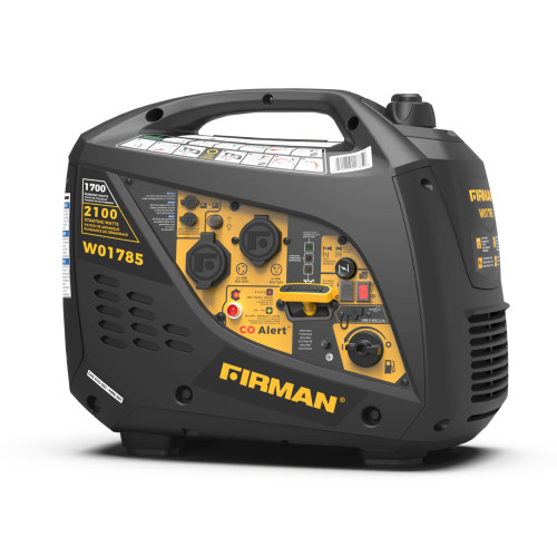 Firman W01785 1700W Portable Inverter Generator w/CO Alert