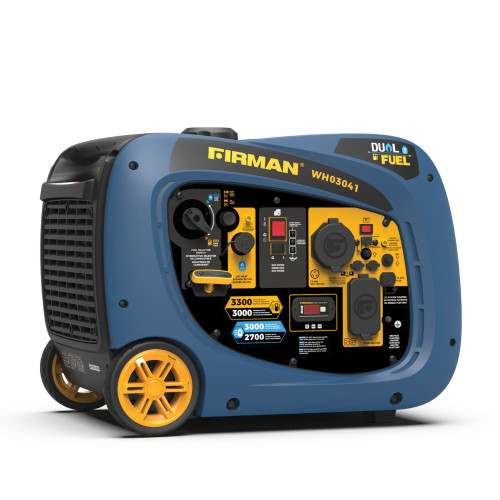Firman WH03041 2900W Dual Fuel Portable Inverter Generator (CARB Compliant)