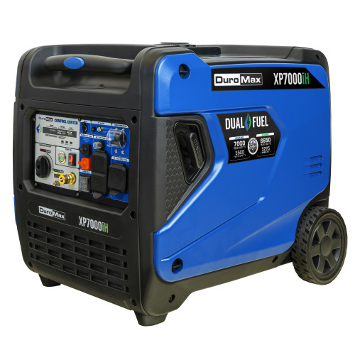 DuroMax XP7000iH 5500W Dual Fuel Portable Inverter Generator w/CO Alert